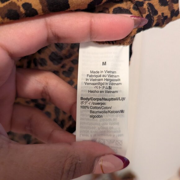 Madewell Peyton Leopard Short Sleeve Top - Picture 6 of 6